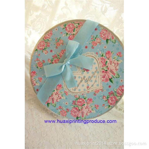 base-lid/ floral print gift boxes